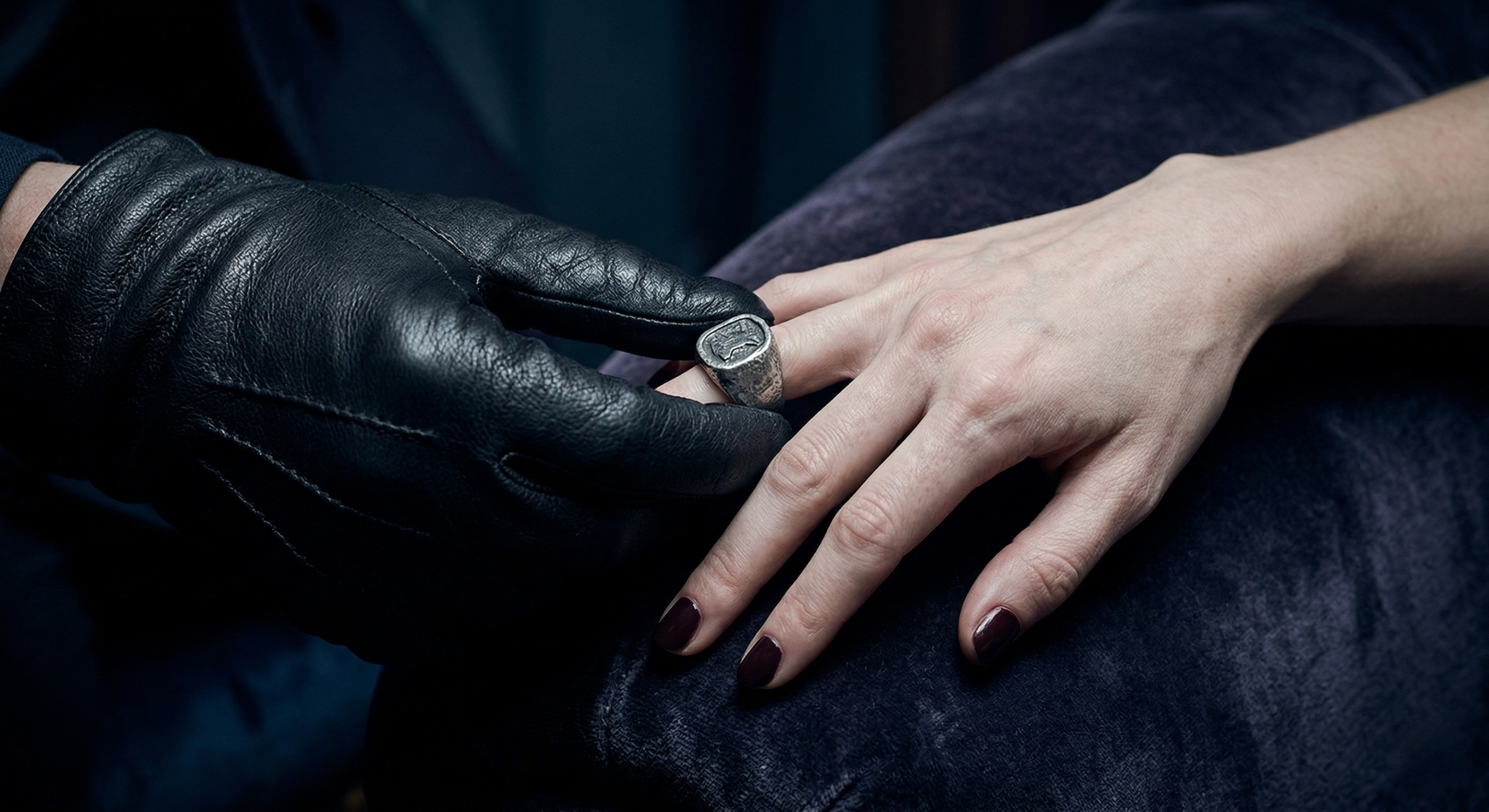 anticipation-ritual-silver-ring-leather-glove-commitment